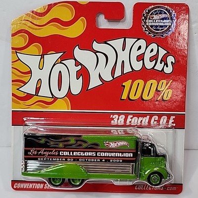 2009 Hot Wheels RLC Los Angeles Collectors Convention Green '38 Ford C.O.E.