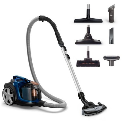 Philips PowerPro Expert Beutelloser Staubsauger, 900 W, Blau (FC9745/09)