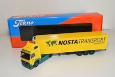 A5 68 1:50 TEKNO VOLVO FH12 FH 12 NOSTA TRANSPORT TRUCK WITH TRAILER MIB