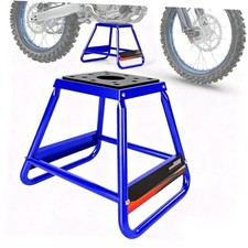 Dirt Bike Stand Motorcycle Lift Panel Stand Maintenance Detachable Anti blue