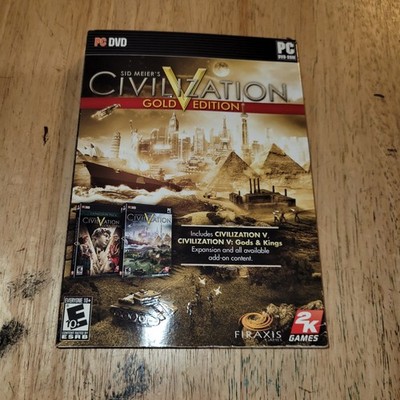 Sid Meier's Civilization V Gold Edition, Brave New World Expansion - PC DVD-ROM