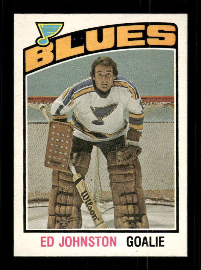 1976-77 O-Pee-Chee #285 Ed Johnston NM+ to NMMT, centered, high grade  TZ1 BXCP7
