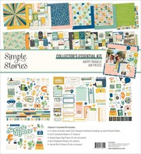 Simple Stories Collector's Essential Kit 12"X12"-Happy Travels