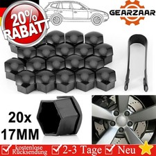 20x 17mm Radschrauben Radmuttern Bolzen Kappen Abdeckung Abdeckungen + Abzieher