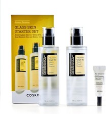 COSRX Glass Skin Starter Set Advanced Snail 96 Essence Duo & Retinol cream Mini