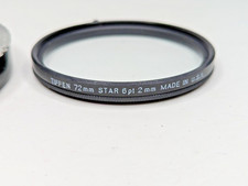 72mm Tiffen Star 6 point 2mm Thread Filter Made in USA w/ case - MSRP 125