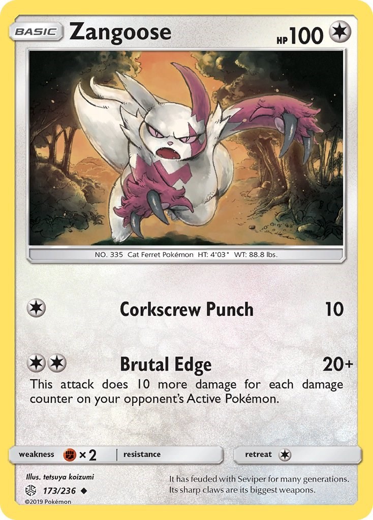 MP - Zangoose SM12 - 173/236 SM - Cosmic Eclipse
