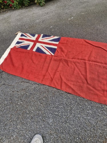 Vintage Red Duster Red Ensign Sewn Flag