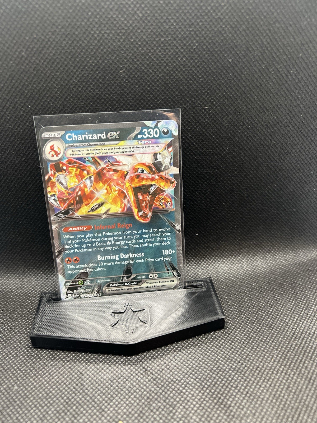 Pokemon Charizard EX Holo Double Rare Card Sv03: Obsidian Flames 125/197