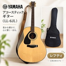 YAMAHA LL-6JL Lefty left-handed acoustic guitar with case