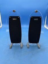 RARE Pair Of FPS Flat Panel Speakers FPS-200 Glass 10W