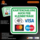 CARD PAYMENT also for small amounts - stickers