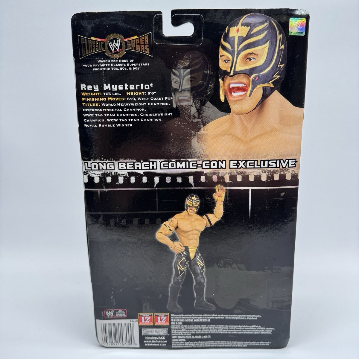 WWE WCW Rey Mysterio レイミステリオ　フィギュア Rey Mysterio WWE Classic Superstars Figure Long Beach Comic Con 1