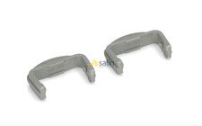 GENUINE X2 BLANCO DISHWASHER FRONT BASKET RAIL END CAP (SET OF X2) 1887460200
