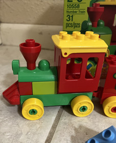 31pc Lego Duplo 10558 Number Train 2-5 Preschool Building Toy Dog With Box Kids