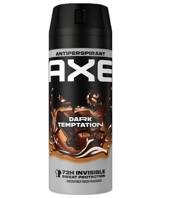 34,39 /L - 6x AXE Men Deodorant / Bodyspray Dark Temptation 72H Invisible 150ml