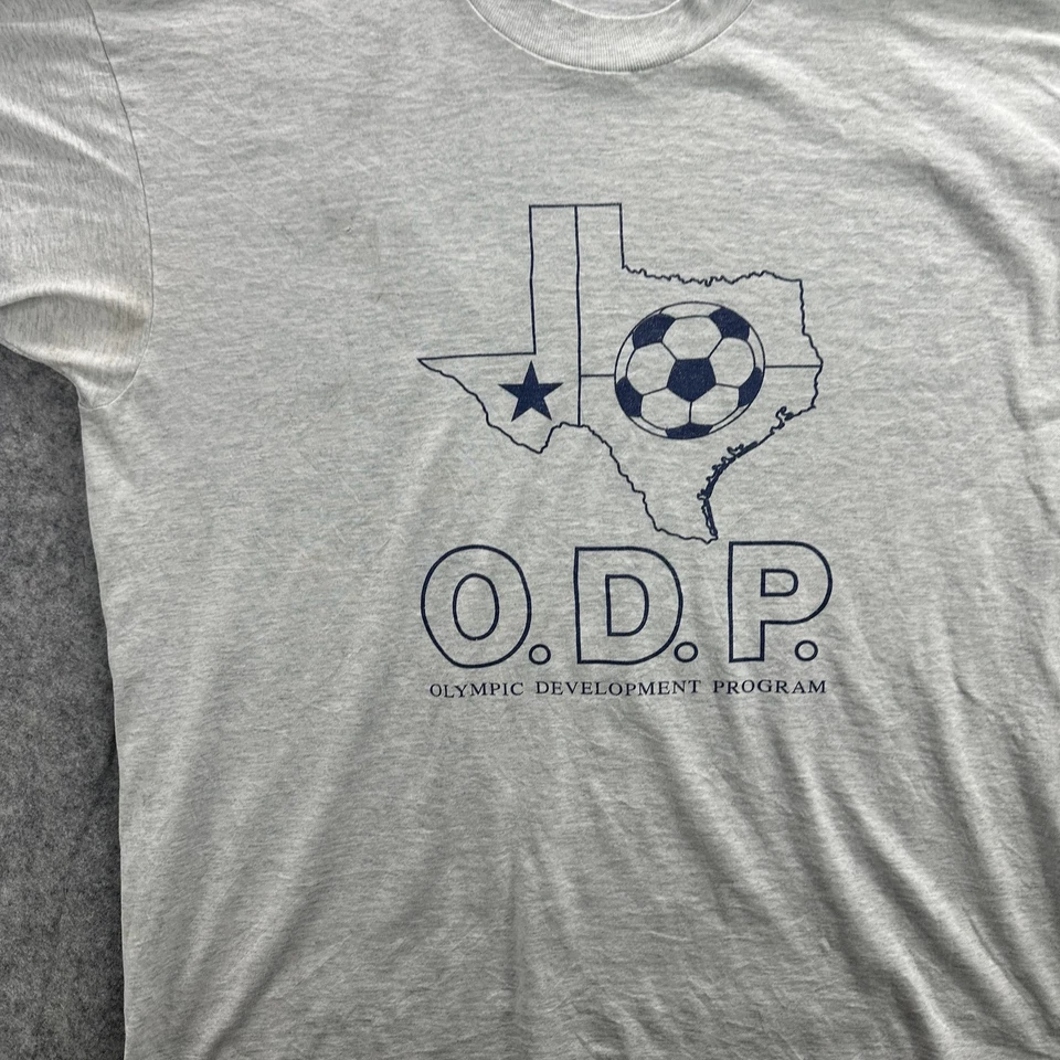 Camiseta de fútbol vintage Texas ODP para hombre grande del programa de desarrollo olímpico de los años 90 Foto 3 de 4