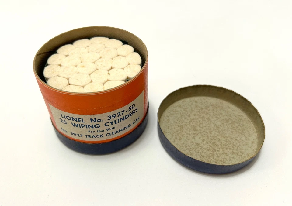 Postwar Lionel 3927-50 Separate Sale Track Cleaning Wiping Cylinders C10 VAR - Image 2 of 4