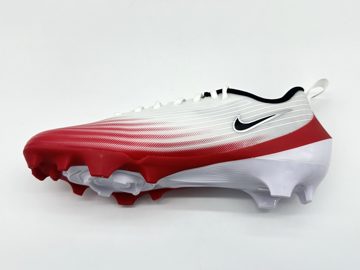 Nike Air Vapor Speed 3 Football Shoes Cleats White Red Men\'s Size 9 FB3303-102 Nike Vapor Speed 3 TB Red White Football | Mercari main image 3