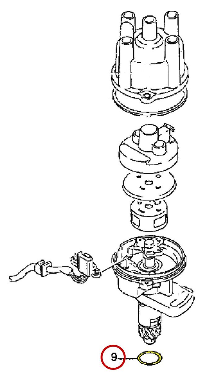 Distributor Shaft O-Ring | Suzuki Samurai SJ413, 89-90 Distributor Shaft O-Ring | Suzuki Samurai SJ413, 89-90
