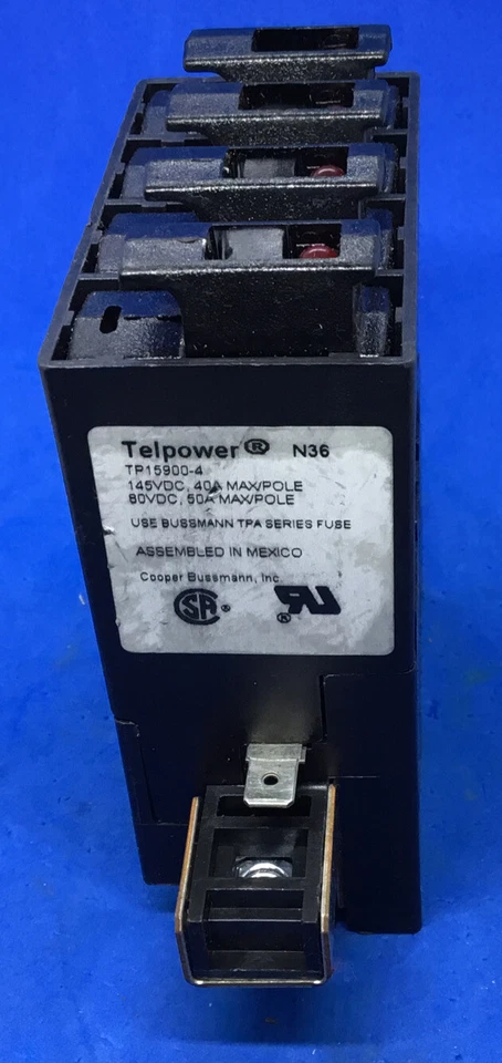 TP15900-4WLT EATON BUSSMANN SOPORTE FUSIBLE 40A 145V Foto 3 de 4