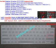 Keyboard Skin For Dell Inspiron 5310 5320 5415 7620 7420 7415/7425 2-in-1 P119F