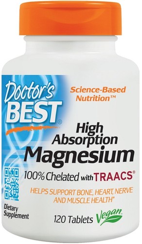 Doctor's Best High Absorption Magnesium, 100mg - 240 tablets - Picture 2 of 2