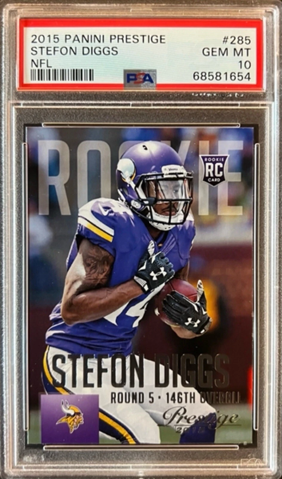 Stefon Diggs Panini Prestige #285 NFL