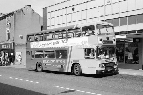 9 x NEGATIVOS DE AUTOBÚS: VARIOS @ LOUGHBOROUGH 1989 KINCH & MIDLAND FOX - Imagen 8 de 9