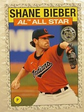 2021 TOPPS 86AS-1 SHANE BIEBER 1986 ALL STAR 35th ANNIVERSARY PLATINUM 11/70