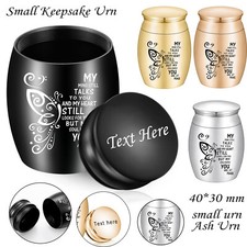4*3 CM Small Keepsake Urns for Ashes Mini Butterfly Cremation Urn for Human Pet