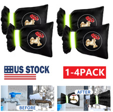 4  Outdoor Faucet Covers for Winter Freeze Protection Hose Bib Covers for Winter