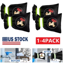 4× Outdoor Faucet Covers for Winter Freeze Protection Hose Bib Covers for Winter