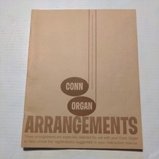 Conn Organ Corporation Arrangements Registration No. 4356 Sheet Music Book