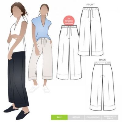 Style Arc Schnittmuster Como Hose Größen 18-30