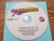 H2overdrive RAW THRILLS DELL RECOVERY DISK DVD V 1.04 USED WORKING
