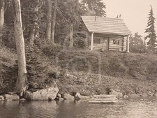 Early Photo of Mystic Lake. Mt Rainier, Washington. C 1920 Rainier National Park