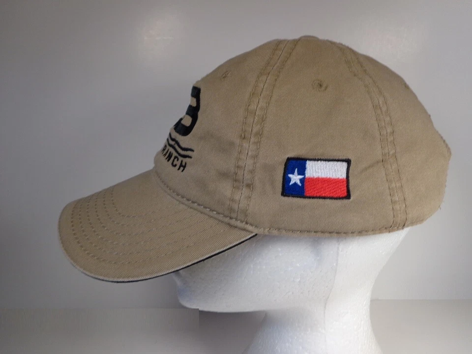 3B RIVER RANCH 帽子,侧面有德州国旗 - 西部磨损 - 农场和牧场 — 第 2/4 张图片