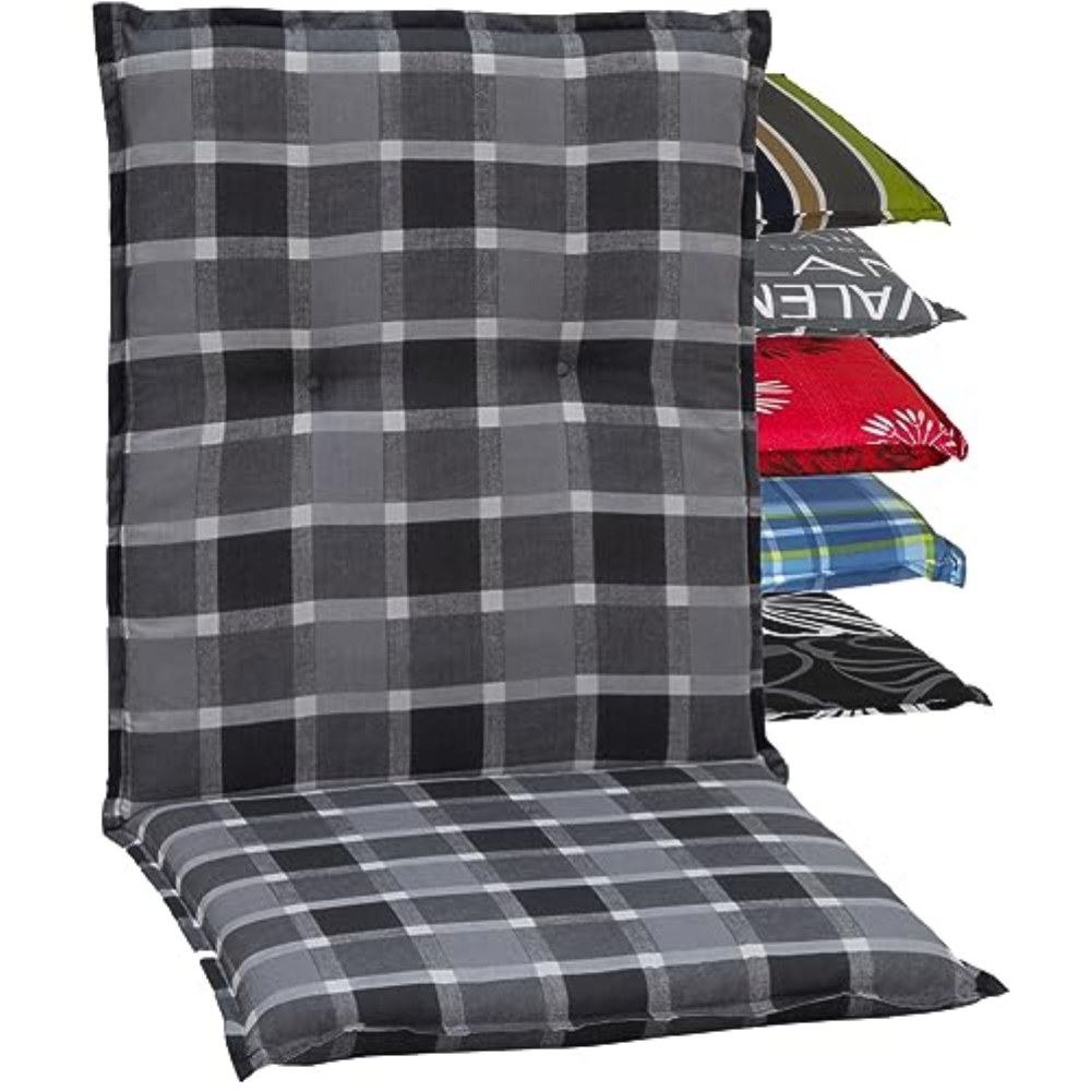 Gartenstuhl-Kissen - Cuscini per Esterno per Schienale Basso per Sedie da Giardi