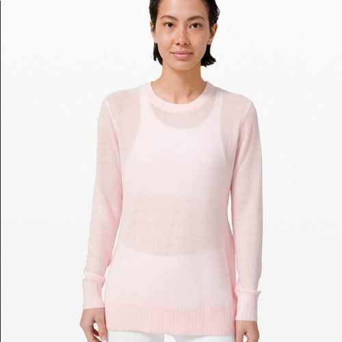 Lululemon Sincerely Yours Sweater Pink 