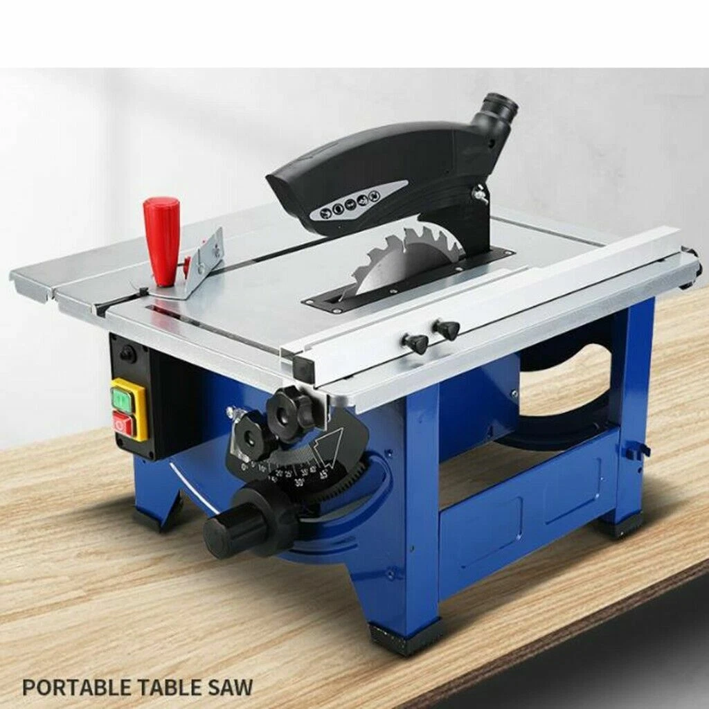 1800W Bench Type Table Saw DIY Handmade Wood Model Crafts 0 45 Cutting Machine
