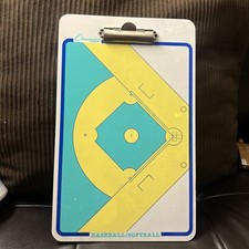 BASEBALL Coaches Dry Erase Clip Board Champion Sports SOFTBALL Lineup Vintage