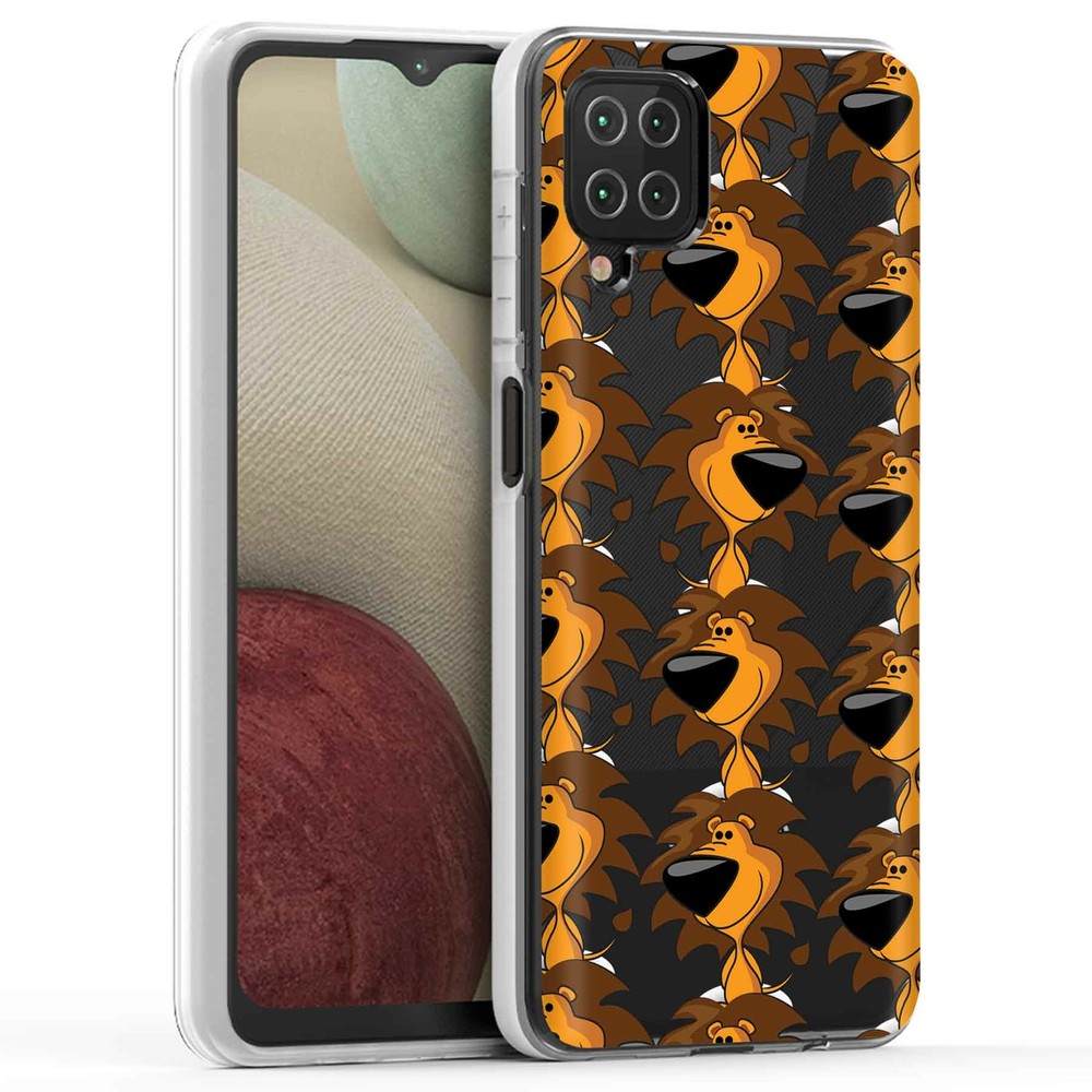 Phone Case Cover for Samsung Galaxy A12,Lion One Print, USA