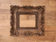 8.5x11 Vintage Picture Frame, Baroque Frame, Ornate Frame, Fancy Photo Frame