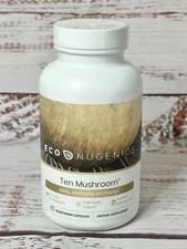 Eco Nugenics Ten Mushroom Formula 120 Capsules Exp 09/2026 Turkey Tail Reishi