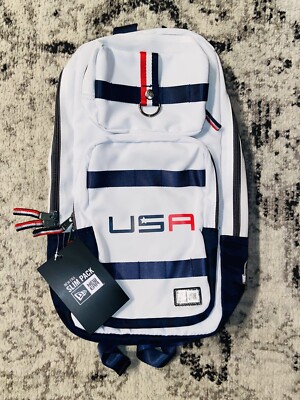 New Era Ryder Cup Team USA Slim White Golf Backpack Small