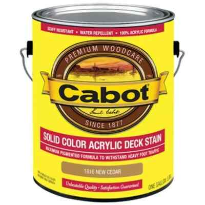 #ad Cabot Samuel 1816 07 Gallon New Cedar Solid Color Acrylic Deck Stain $36.95