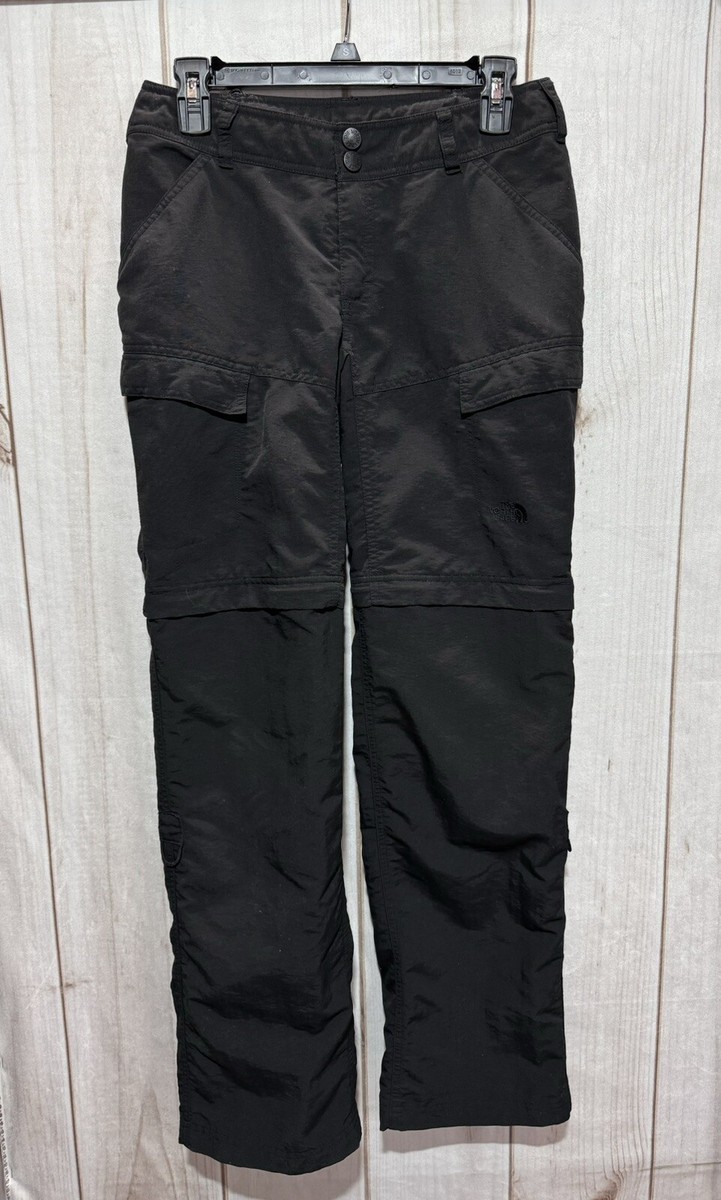 The North Face Short Court Convertible Hiking Cargo Pants Womens 4 