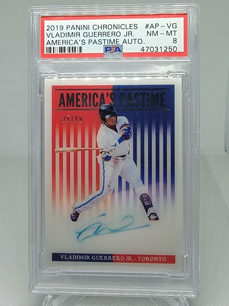 Vladimir Guerrero Jr. 2019 Chronicles #AP-VG RC AUTO 35/99 Vladimir Guerrero Jr. 2019 Chronicles #AP-VG RC AUTO 35/99
