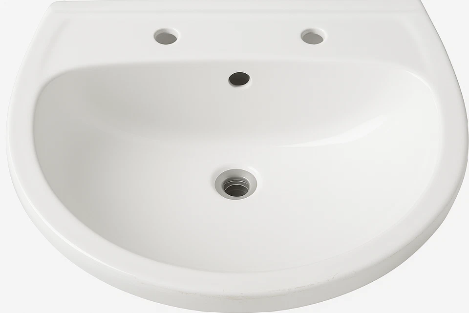 Vitra Milton Basin 2 tap holes 57cm - 4313-003-0022